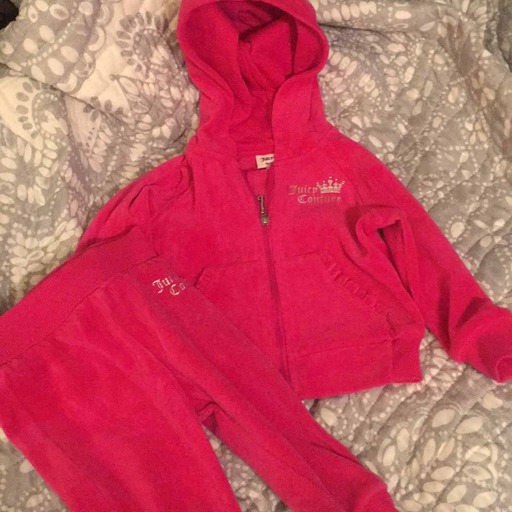 Juicy Couture pink toddler jogger. Size 12mo!